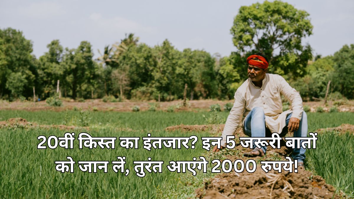 PM Kisan Yojana: 20वीं किस्त का इंतजार? इन 5 जरूरी बातों को जान लें, तुरंत आएंगे 2000 रुपये!
